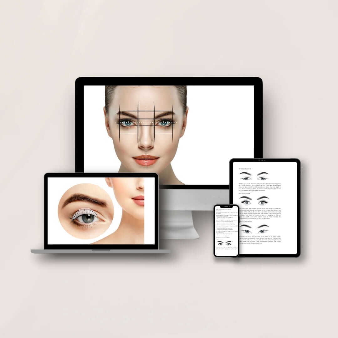 Lash Map Training by The Lash Artistry Academy teaching lash artists how to map eye shapes for perfect lash sets.