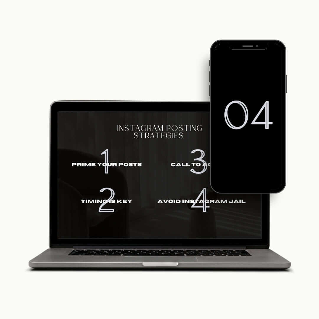 Inside The Insta Growth Blueprint showing strategies and templates for beauty business social media growth.