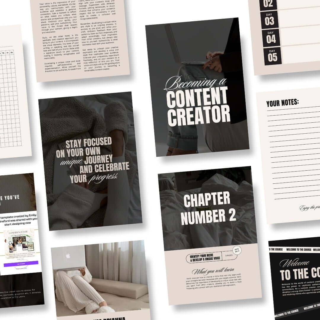 Inside the Becoming A Content Creator course with strategies for filming, editing, and posting beauty content.