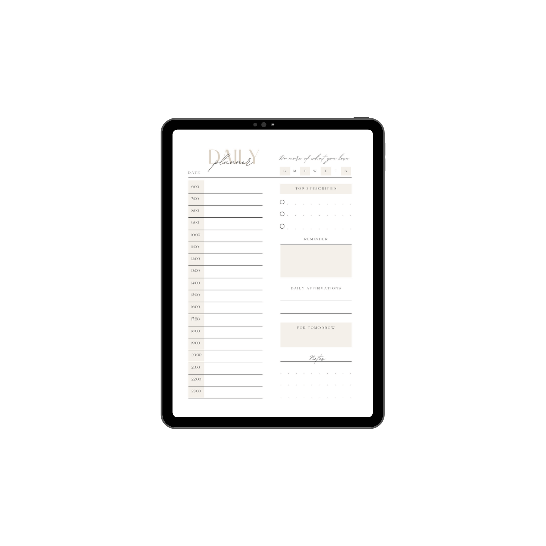 Digital Planner for iPad designed to boost productivity and daily organisation