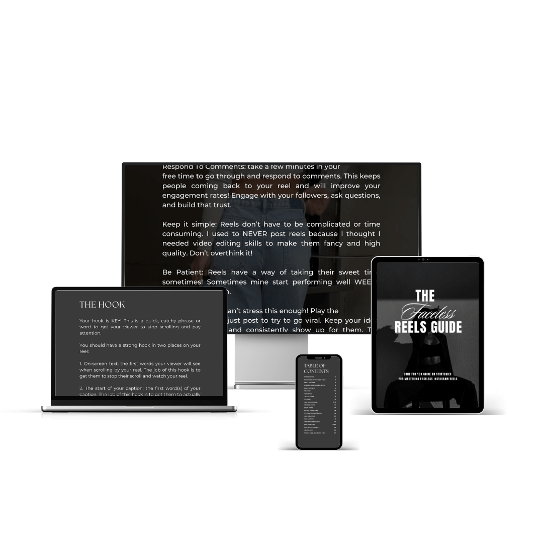 Faceless Reels Guide for creating Instagram Reels without showing your face