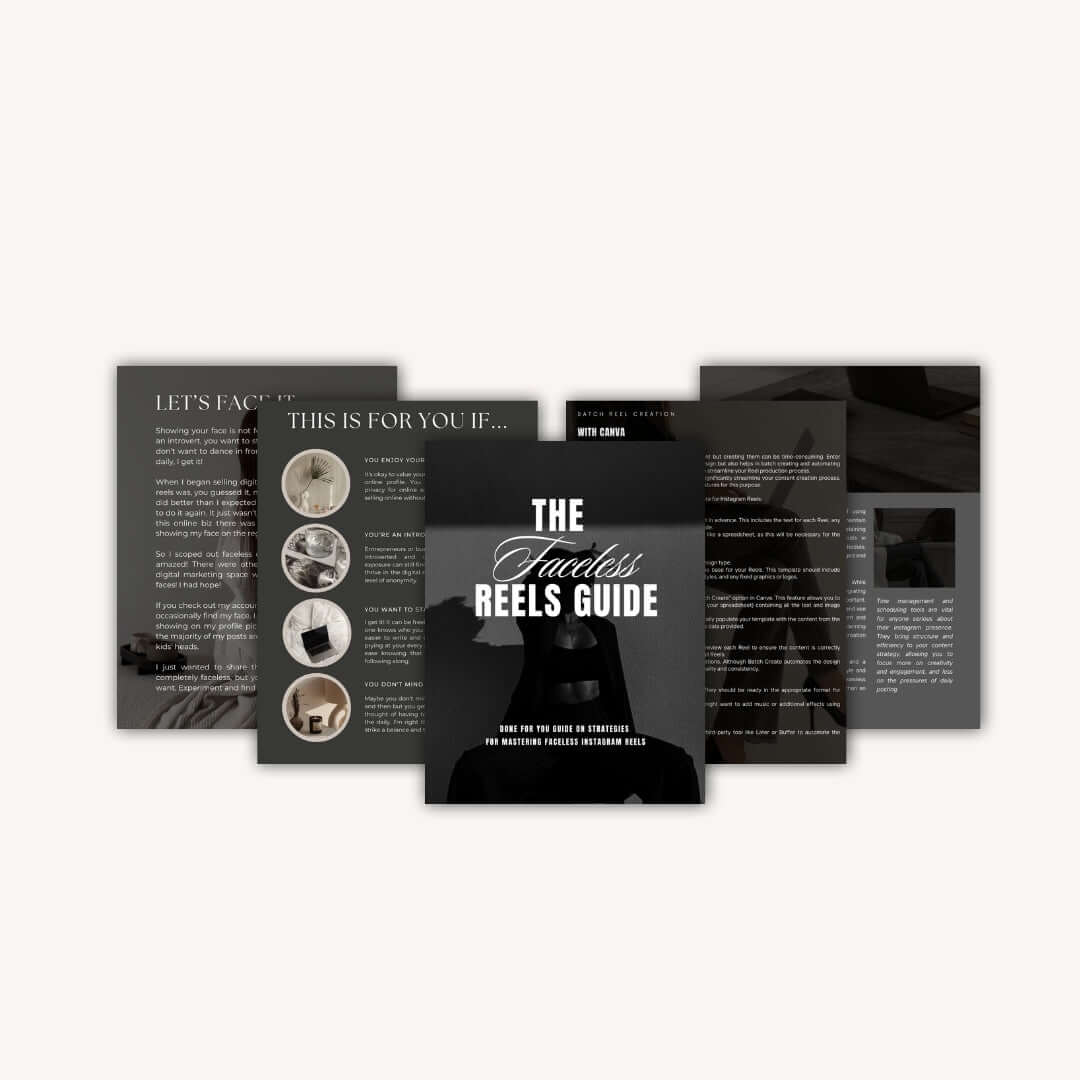 Faceless Reels Guide helping lash artists plan, film, and edit engaging short-form content.