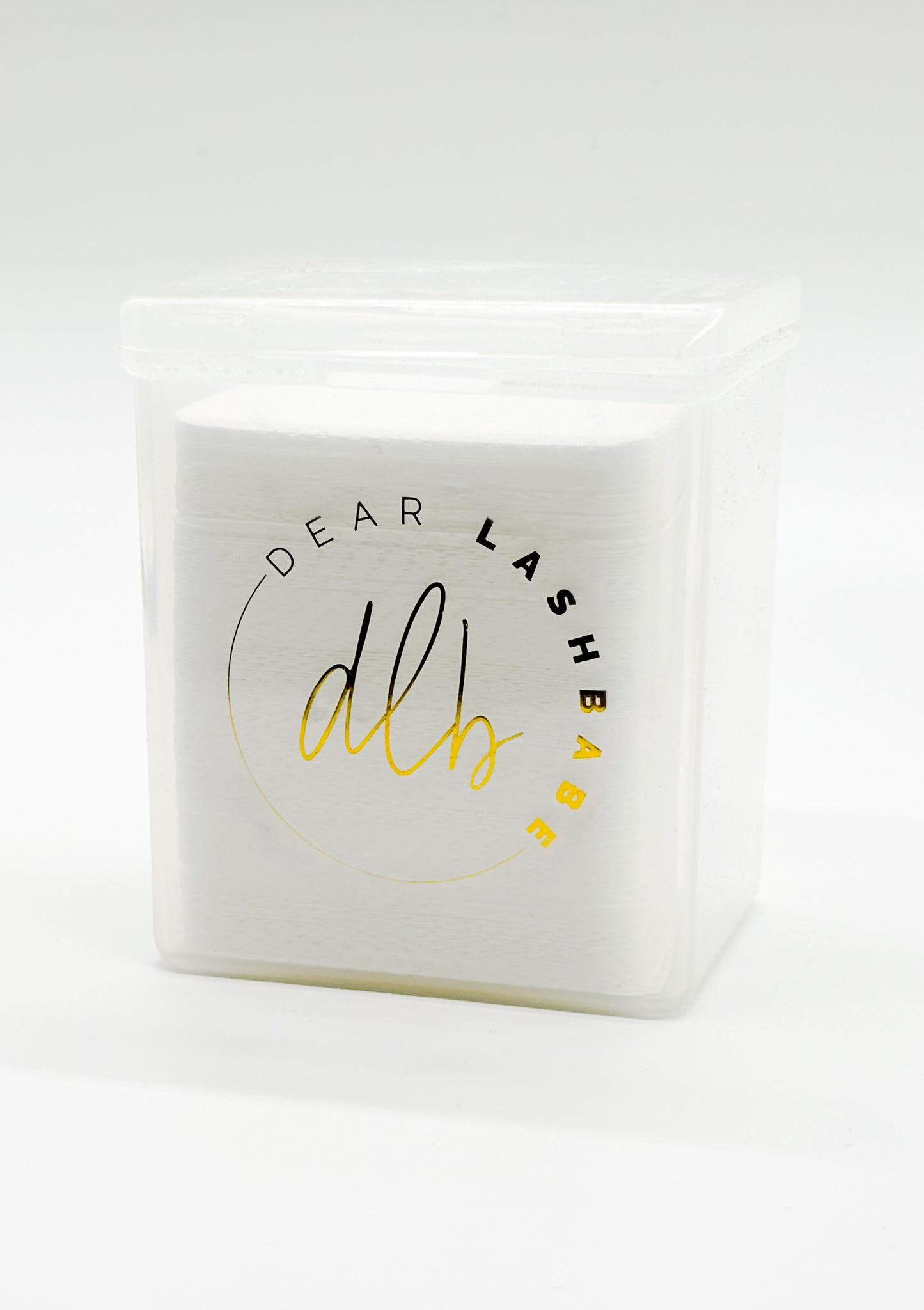 Professional adhesive wipes to prevent lash glue clogging
