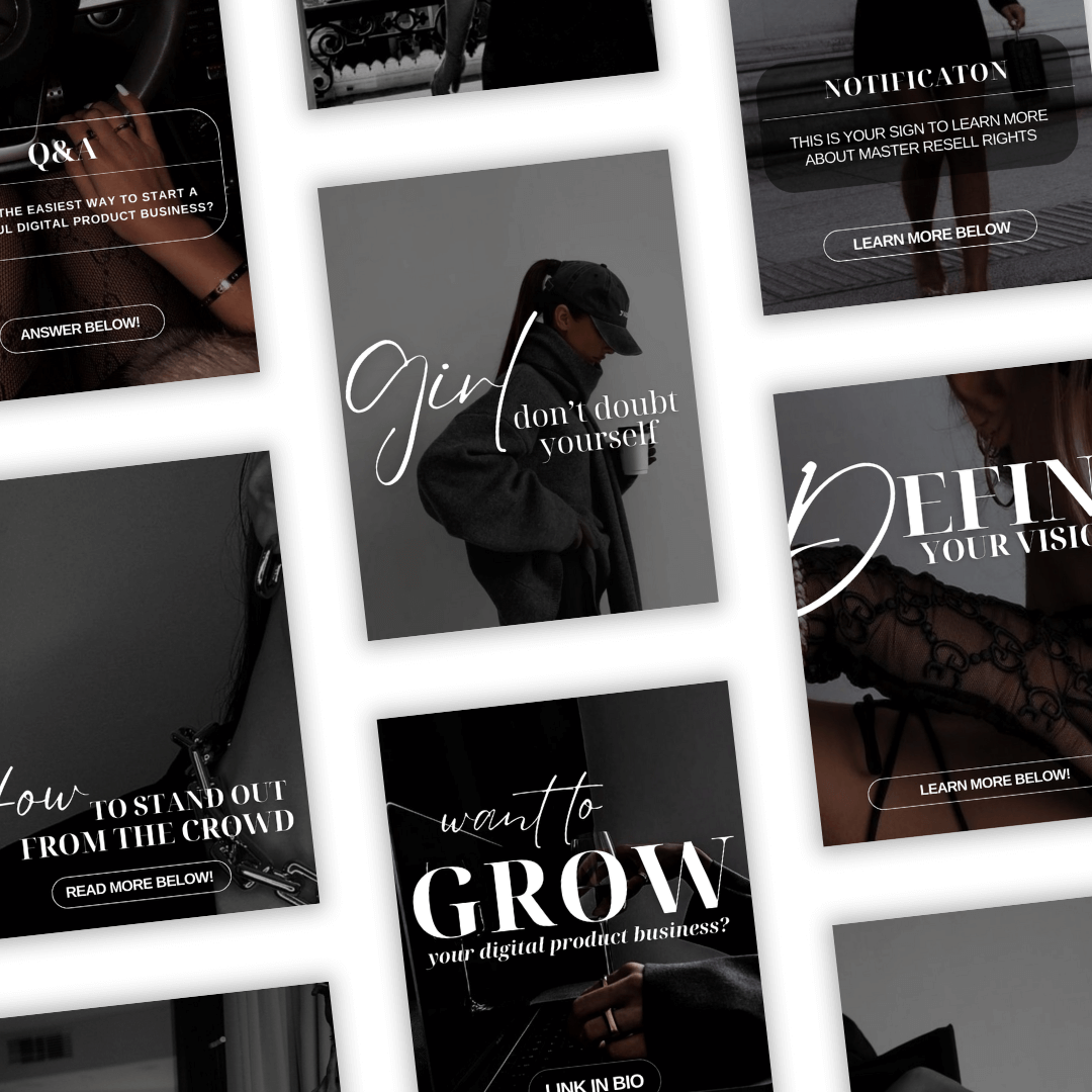 Faceless Social Media Content guide for beauty entrepreneurs to grow online without showing their face