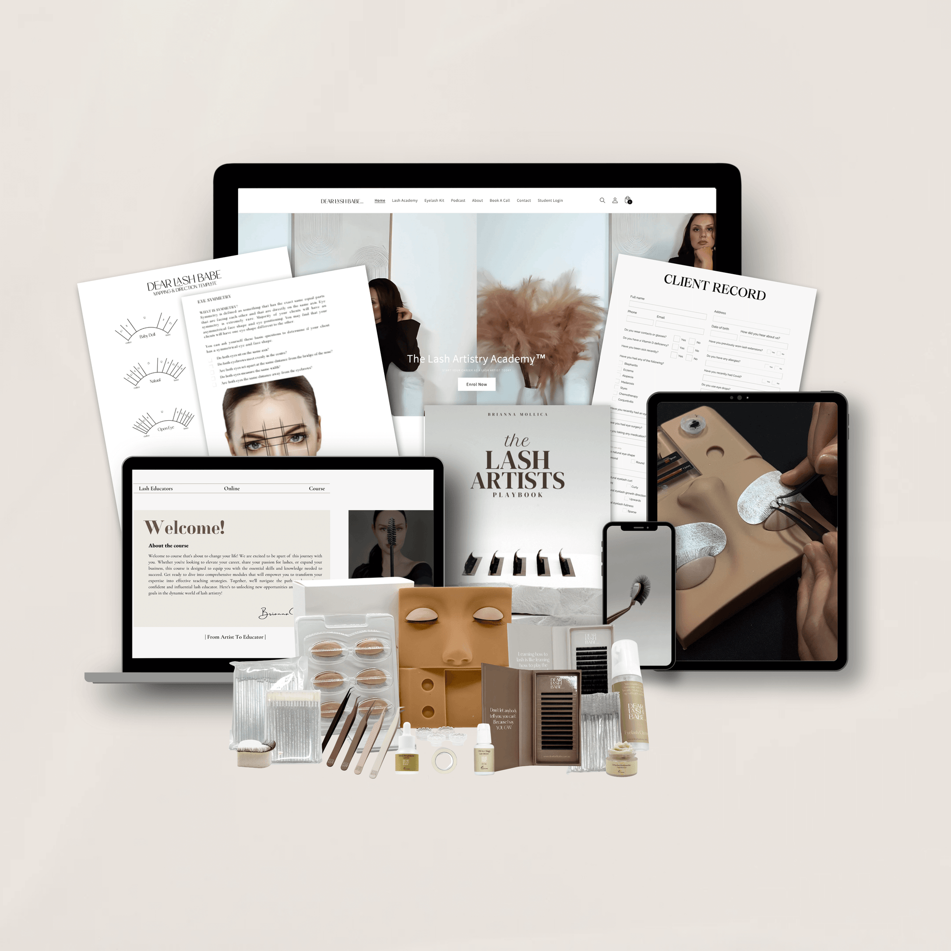 Advanced Eyelash Extension Course – learn classic and volume lash techniques with professional online training.