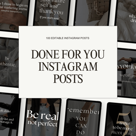 100 Instagram Posts content ideas for lash artists and beauty business owners