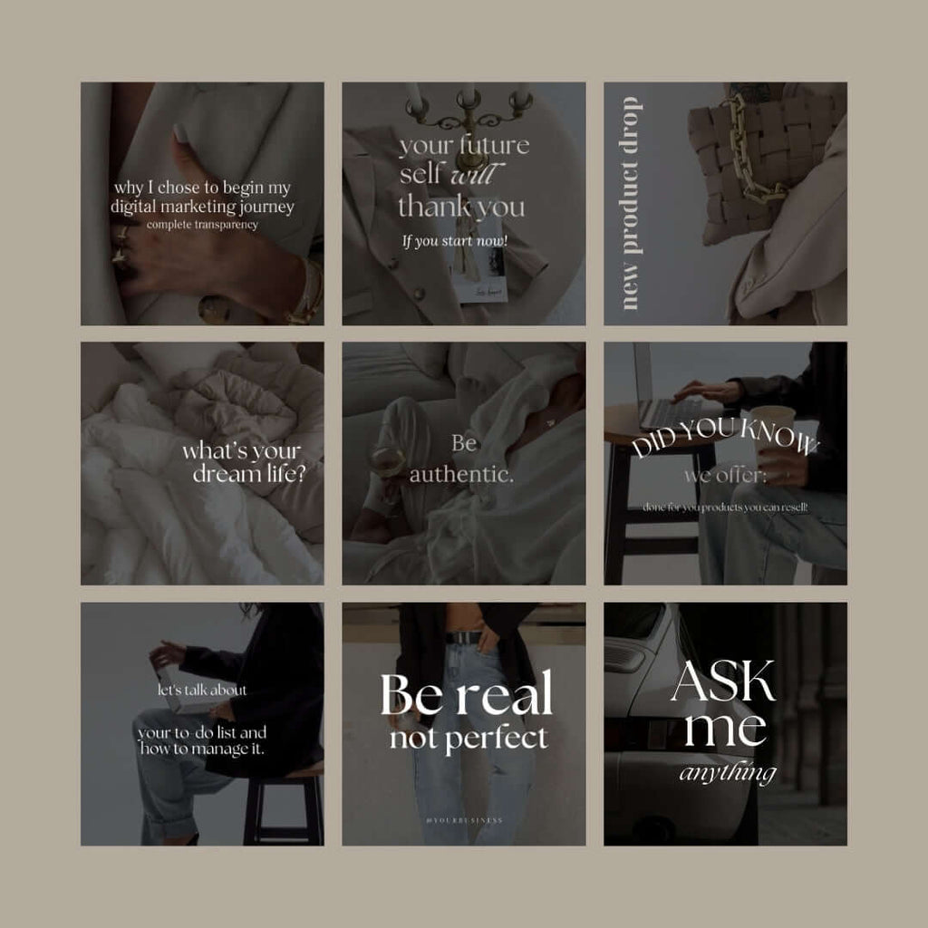 100 Instagram Posts digital download by The Lash Artistry Academy for lash artists and beauty businesses.