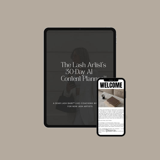 The Million-Dollar Lash Blueprint Bundle complete lash business training and ebook system