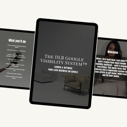 Google Business & SEO Guide for Lash Artists | Dear Lash Babe™