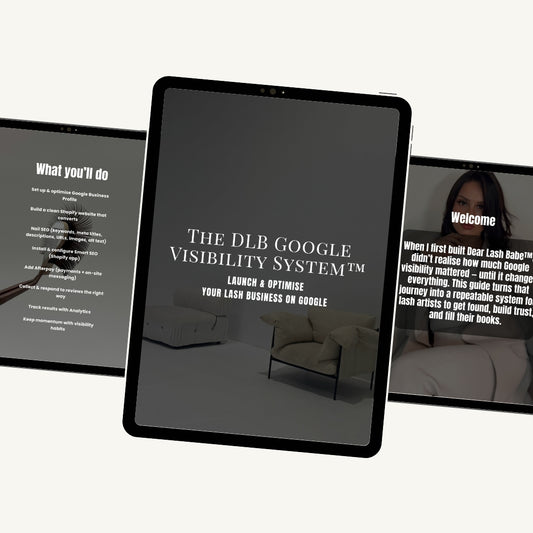 Google Business & SEO Guide for Lash Artists | Dear Lash Babe™