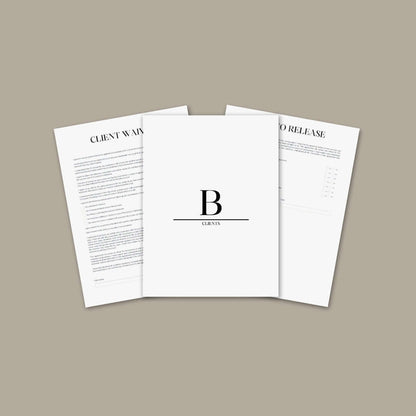 Editable Digital Client Forms from The Lash Artistry Academy for efficient and compliant client documentation.