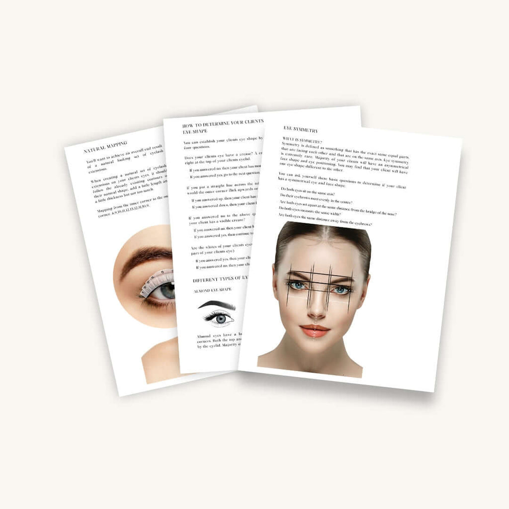 Comprehensive Lash Map Training designed for lash artists to master mapping precision and styling.