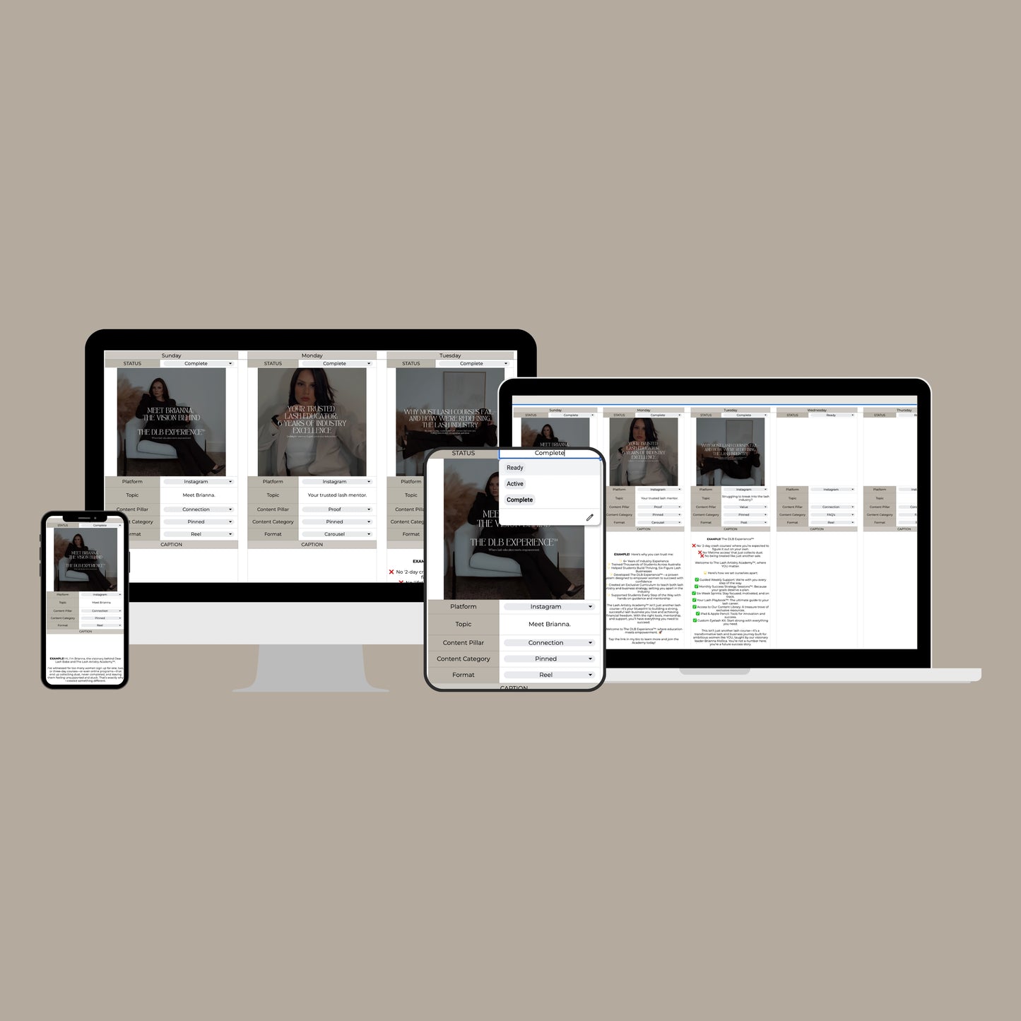 Content Planner | The DLB Strategy™