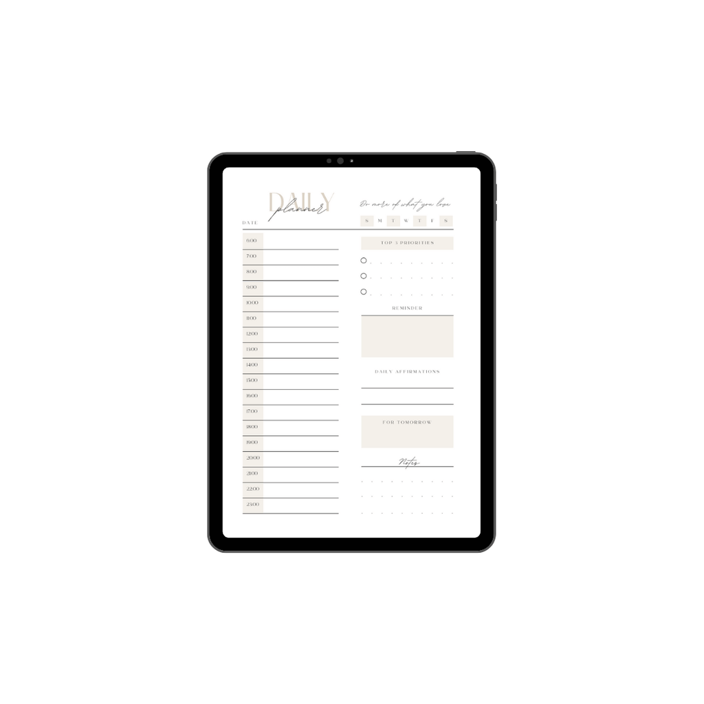 Digital Planner for iPad designed to boost productivity and daily organisation