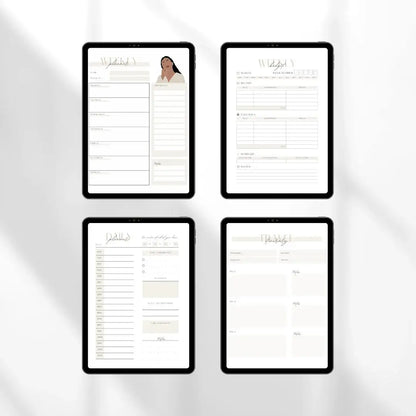 Digital Planner with interactive templates for effective time management and planning