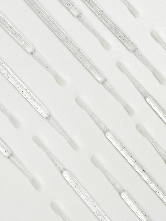 Microfibre wands for lash primer and adhesive application