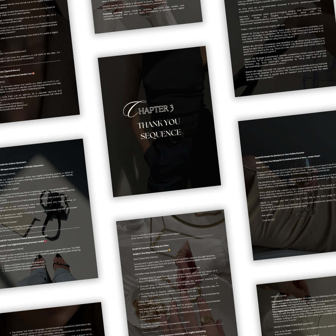 Email Marketing Vault by The Lash Artistry Academy featuring templates and strategies for lash artists.