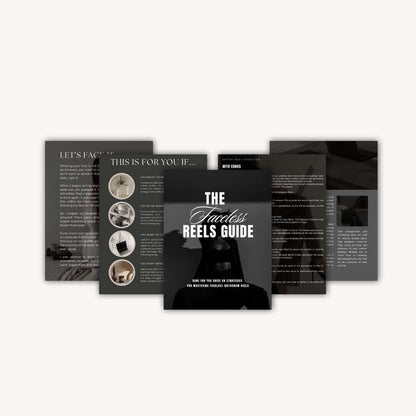 Faceless Reels Guide helping lash artists plan, film, and edit engaging short-form content.