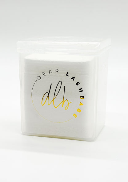 Professional adhesive wipes to prevent lash glue clogging