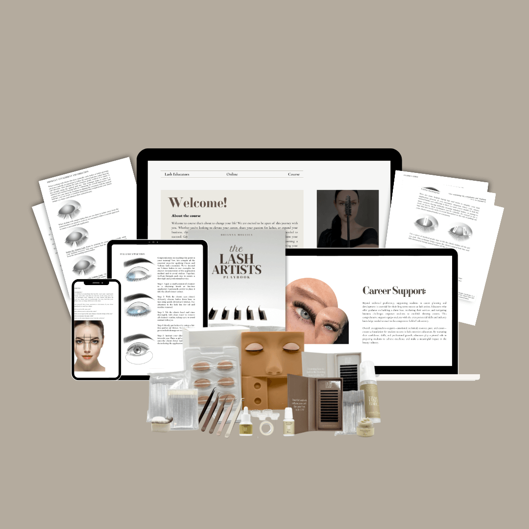 Lash Educator Online Course – step-by-step training to become a certified lash educator with business coaching and support.