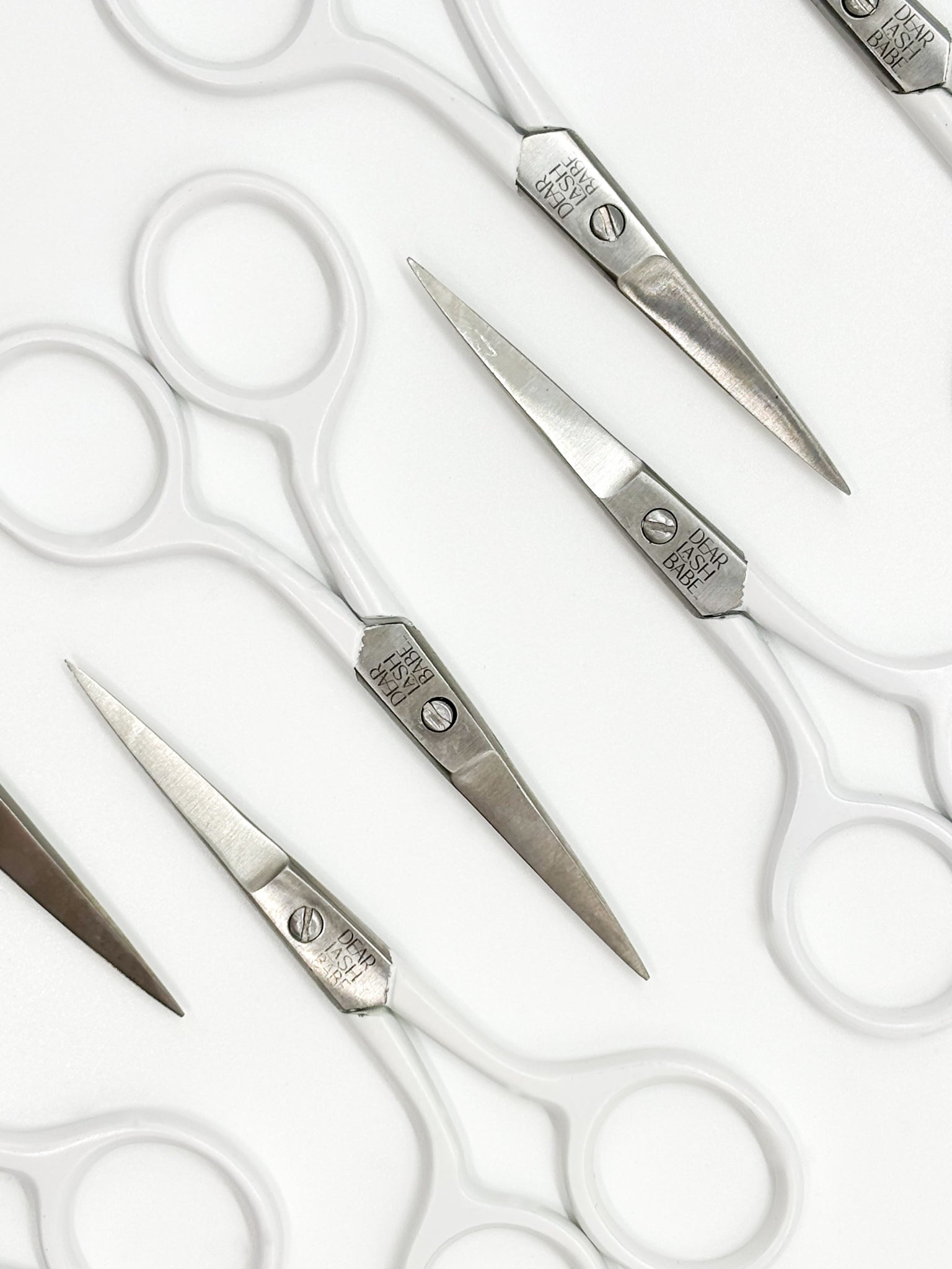 Professional lash scissors for trimming tape and eye pads