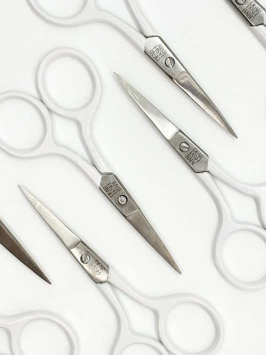 Professional lash scissors for trimming tape and eye pads